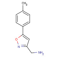 893639-11-7 {[5-(4-Methylphenyl)isoxazol-3-yl]methyl}amine chemical structure