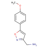 1018662-21-9 {[5-(4-Methoxyphenyl)isoxazol-3-yl]methyl}amine chemical structure