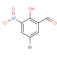 16634-88-1 5-Bromo-2-hydroxy-3-nitrobenzaldehyde chemical structure