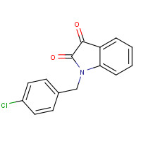 26960-66-7 1-(4-Chlorobenzyl)-1H-indole-2,3-dione chemical structure