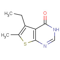 439692-89-4 5-Ethyl-6-methylthieno[2,3-d]pyrimidin-4(3H)-one chemical structure