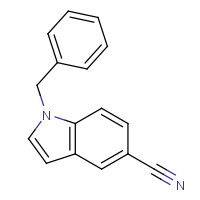 80531-13-1 1-Benzyl-1H-indole-5-carbonitrile chemical structure