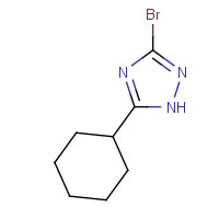 1227465-62-4 3-Bromo-5-cyclohexyl-1H-1,2,4-triazole chemical structure