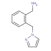 878466-22-9 [2-(1H-Pyrazol-1-ylmethyl)benzyl]amine chemical structure