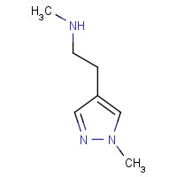 1093879-63-0 N-Methyl-2-(1-methyl-1H-pyrazol-4-yl)ethanamine chemical structure