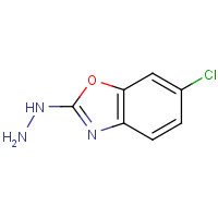 912773-31-0 6-Chloro-2-hydrazino-1,3-benzoxazole chemical structure