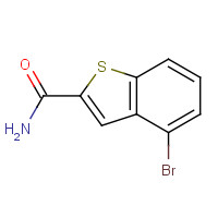 93103-86-7 4-Bromo-1-benzothiophene-2-carboxamide chemical structure