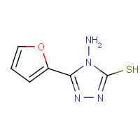 80809-38-7 4-Amino-5-(2-furyl)-4H-1,2,4-triazole-3-thiol chemical structure