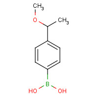 945723-15-9 [4-(1-Methoxyethyl)phenyl]boronic acid chemical structure