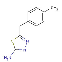 39181-45-8 5-(4-Methylbenzyl)-1,3,4-thiadiazol-2-amine chemical structure
