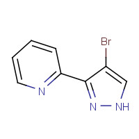 166196-52-7 2-(4-Bromo-1H-pyrazol-3-yl)pyridine chemical structure