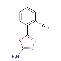 1750-78-3 5-(2-Methylphenyl)-1,3,4-oxadiazol-2-amine chemical structure