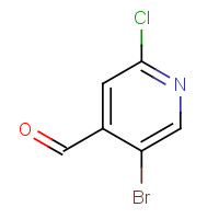 1060802-23-4 5-Bromo-2-chloropyridine-4-carbaldehyde chemical structure