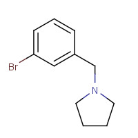 168820-15-3 1-(3-Bromobenzyl)pyrrolidine chemical structure