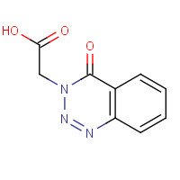 97609-01-3 (4-Oxo-1,2,3-benzotriazin-3(4H)-yl)acetic acid chemical structure