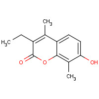 31575-15-2 3-Ethyl-7-hydroxy-4,8-dimethyl-2H-chromen-2-one chemical structure