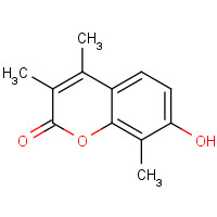 91963-11-0 7-Hydroxy-3,4,8-trimethyl-2H-chromen-2-one chemical structure