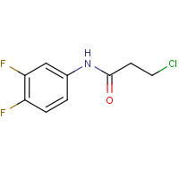 132669-28-4 3-Chloro-N-(3,4-difluorophenyl)propanamide chemical structure