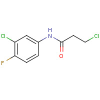131605-66-8 3-Chloro-N-(3-chloro-4-fluorophenyl)propanamide chemical structure