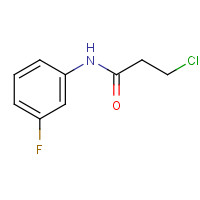 100638-26-4 3-Chloro-N-(3-fluorophenyl)propanamide chemical structure