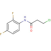 392741-26-3 3-Chloro-N-(2,4-difluorophenyl)propanamide chemical structure