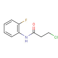 349097-66-1 3-Chloro-N-(2-fluorophenyl)propanamide chemical structure