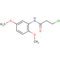 154343-50-7 3-Chloro-N-(2,5-dimethoxyphenyl)propanamide chemical structure