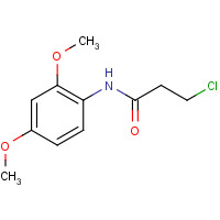 349097-71-8 3-Chloro-N-(2,4-dimethoxyphenyl)propanamide chemical structure