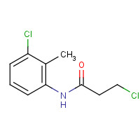 39494-09-2 3-Chloro-N-(3-chloro-2-methylphenyl)propanamide chemical structure