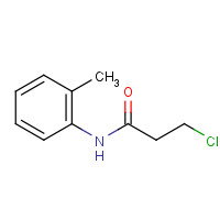 19422-76-5 3-Chloro-N-(2-methylphenyl)propanamide chemical structure