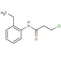 349090-40-0 3-Chloro-N-(2-ethylphenyl)propanamide chemical structure