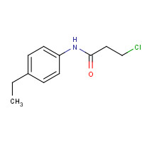 20330-92-1 3-Chloro-N-(4-ethylphenyl)propanamide chemical structure