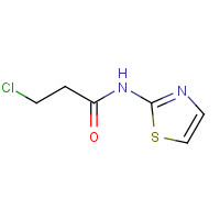 26774-38-9 3-Chloro-N-1,3-thiazol-2-ylpropanamide chemical structure