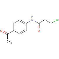 51256-02-1 N-(4-Acetylphenyl)-3-chloropropanamide chemical structure