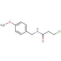 2364-76-3 3-Chloro-N-(4-methoxybenzyl)propanamide chemical structure