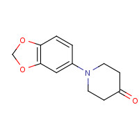 267428-44-4 1-(1,3-Benzodioxol-5-yl)piperidin-4-one chemical structure