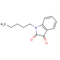 4290-90-8 1-Pentyl-1H-indole-2,3-dione chemical structure