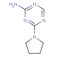 940980-96-1 4-Pyrrolidin-1-yl-1,3,5-triazin-2-amine chemical structure