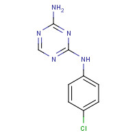 500-42-5 N-(4-Chlorophenyl)-1,3,5-triazine-2,4-diamine chemical structure