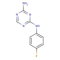 1549-50-4 N-(4-Fluorophenyl)-1,3,5-triazine-2,4-diamine chemical structure