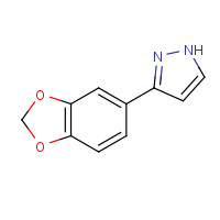 141791-06-2 3-(1,3-Benzodioxol-5-yl)-1H-pyrazole chemical structure