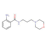 13666-71-2 2-Amino-N-(3-morpholin-4-ylpropyl)benzamide chemical structure