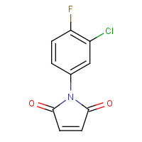 134220-37-4 1-(3-Chloro-4-fluorophenyl)-1H-pyrrole-2,5-dione chemical structure