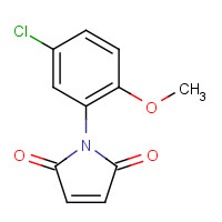 39900-81-7 1-(5-Chloro-2-methoxyphenyl)-1H-pyrrole-2,5-dione chemical structure