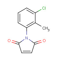 58670-25-0 1-(3-Chloro-2-methylphenyl)-1H-pyrrole-2,5-dione chemical structure