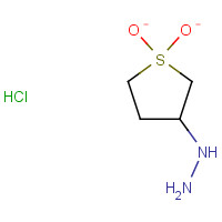 1004-15-5 (1,1-Dioxidotetrahydro-3-thienyl)hydrazine hydrochloride chemical structure