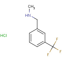 90390-07-1 N-Methyl-1-[3-(trifluoromethyl)phenyl]methanamine hydrochloride chemical structure