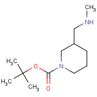 1017356-25-0 tert-Butyl 3-[(methylamino)methyl]piperidine-1-carboxylate - oxalate (2:1) chemical structure