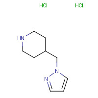 956075-57-3 4-(1H-Pyrazol-1-ylmethyl)piperidine dihydrochloride chemical structure