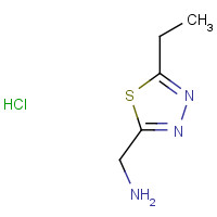 1126637-93-1 [(5-Ethyl-1,3,4-thiadiazol-2-yl)methyl]amine hydrochloride chemical structure